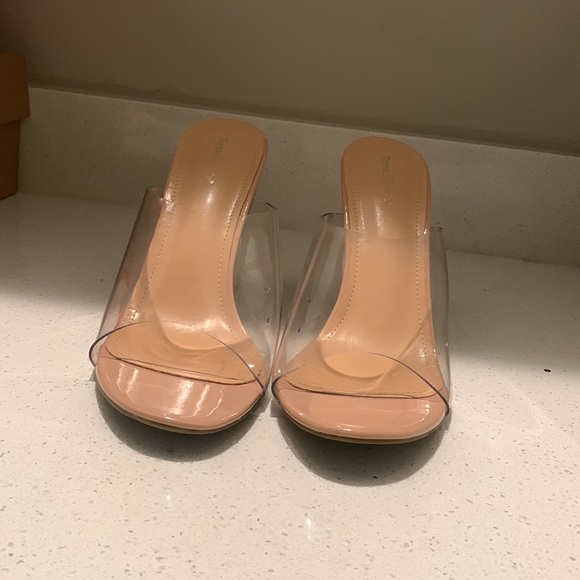 Clear Glass Heels - Picture 5 of 7